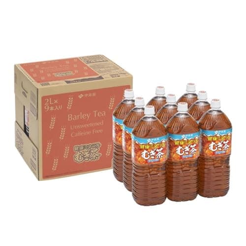 【Amazon.co.jp 限定】伊藤園 健康ミネラルむぎ茶 2L×9本(イージーオープンボックス)