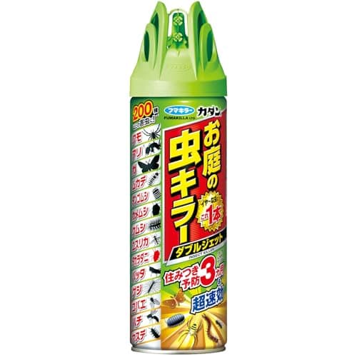 フマキラー カダン お庭の虫キラーダブルジェット 450ml 殺虫剤 エアゾールタイプ 200種類以上の虫に効く 住みつきを3カ月予防