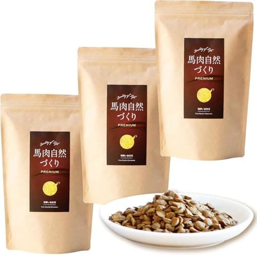 健康いぬ生活 馬肉自然づくりプレミアム 800g×3袋 成犬 ～ シニアダイエットフード 国産 無添加 ヒューマングレード アレルギー 全犬種 全年齢