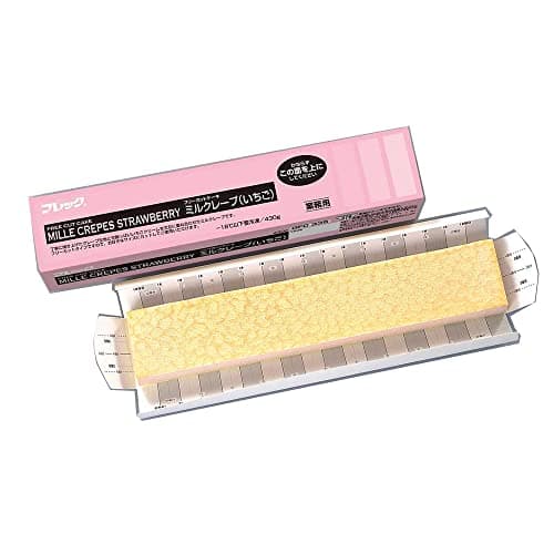 [冷凍] 味の素 フリーカットケーキ ミルクレープ（いちご） 430g