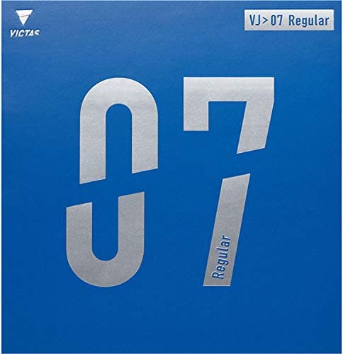 ヴィクタス(VICTAS) 卓球 ラバー VJ>07 レギュラー 裏ソフト スピン系高弾性 オールラウンドプレイヤー用 レッド 2.0 020711