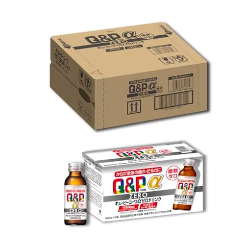【Amazon.co.jp限定】【指定医薬部外品】キューピーコーワαゼロドリンク 100mL×30本 糖類ゼロ 疲労回復・予防