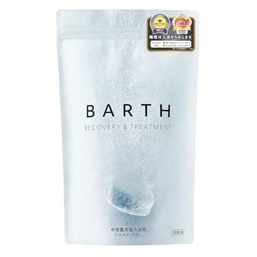 BARTH 中性 重炭酸 入浴剤 90錠 30回分 発汗 ギフト プレゼント 大容量 医薬部外品