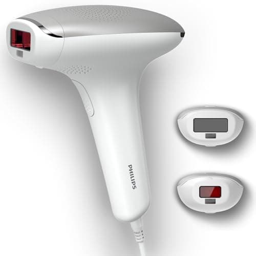 フィリップス 光美容器 7000 ルメア 男女兼用 初回照射後3回で実感 【Amazon.co.jp限定】シルバ ー VIライン 顔/全身に使えるアタッチメント SC1997/71