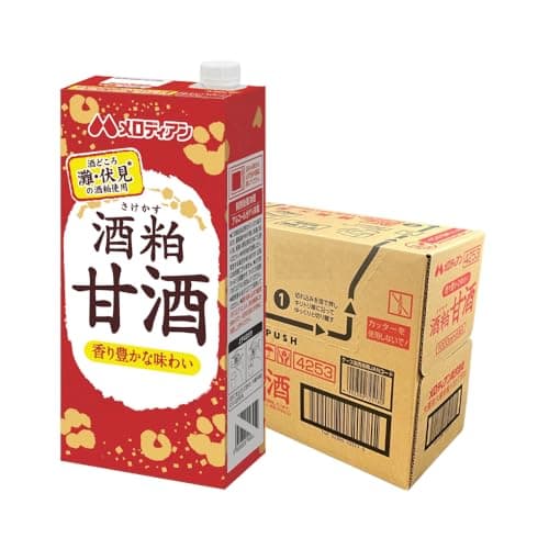 メロディアン[公式]酒粕甘酒1000ml×6本