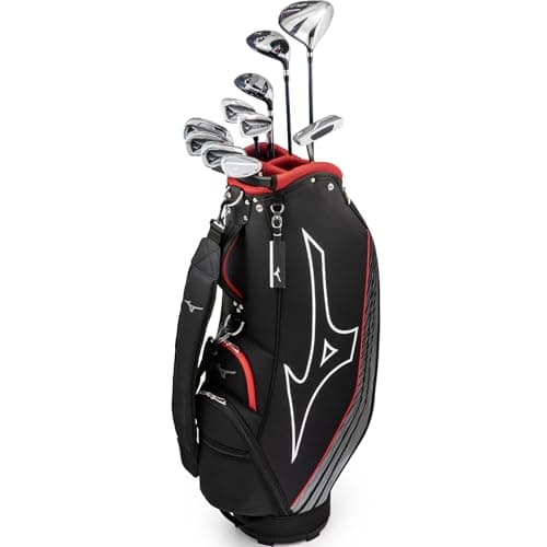 MIZUNO(ミズノ) ゴルフクラブ RV-9 10本セット/キャディバッグ付 メンズ 右利き用 【カタログ純正シャフト装着モデル】 オリジナルカーボンシャフト(パター/スチールシャフト) 硬さ/R 5KJBZ105