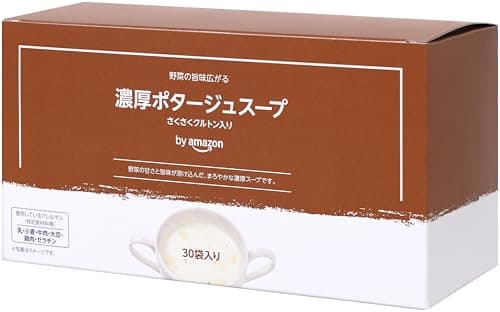 by Amazon 濃厚ポタージュスープ クルトン入り 30袋