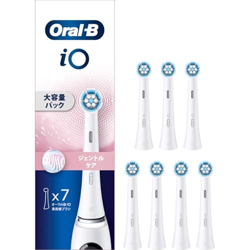 ブラウン 替えブラシ オーラルB iO 正規品 ジェントルケア 1.5年分 (7本) 【iOシリーズ専用】 iORBSW-7EL ホワイト