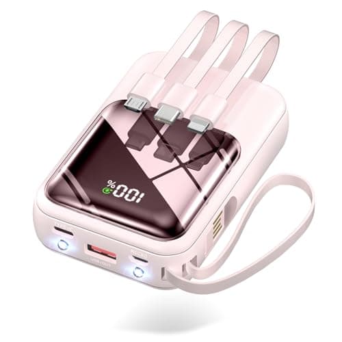 【Amazon.co.jp限定】 モバイルバッテリー 小型 軽量 23600mAh大容量 22.5W/PD18W 4本ケーブル内蔵 203g