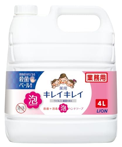 【業務用 大容量】キレイキレイ 薬用 泡ハンドソープ 4L シトラスフルーティの香り (医薬部外品) 詰め替え
