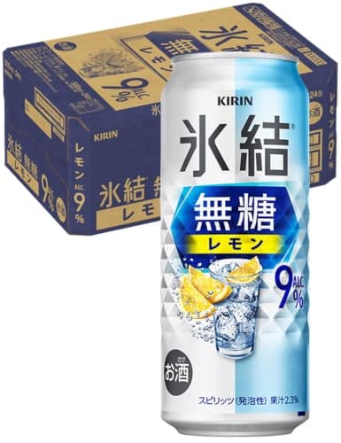 氷結無糖 レモン Alc.9% 500ml 24本 レモンサワー チューハイ 酎ハイ お酒 キリン [甘くない]