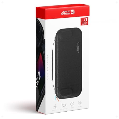 JSAUX Switch 2 スリムキャリングケース 12枚カード収納 薄型 ハードシェル [並行輸入品]