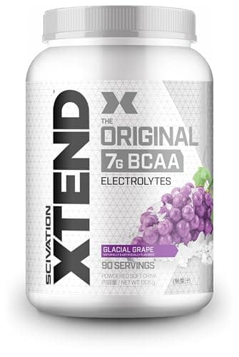 Scivation Xtend BCAA 7000mg Glacial Grape 90杯分 (グレープ) 国内正規品 サイベーション エクステンド 必須アミノ酸 1,305g グルタミン 2,500mg
