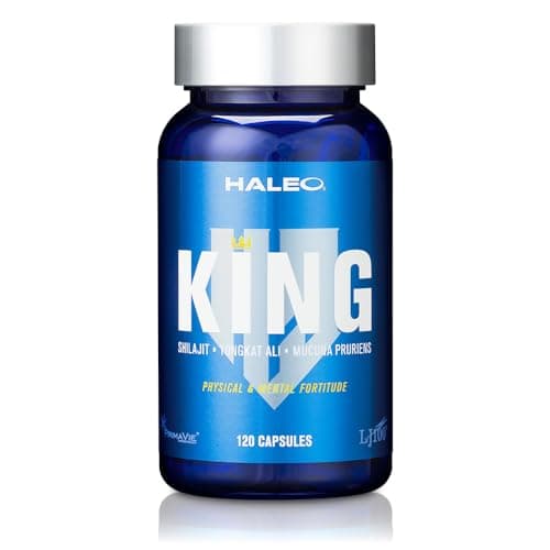 HALEO KING(キング) メンズウェルネスサポート やる気 サプリ ムクナ豆 シラジット トンカットアリ LJ100 配合 120カプセル
