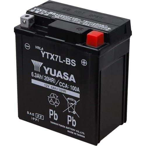 TAIWAN YUASA BATTERY ユアサ YTX7L-BS互換 バイク用 バッテリー 国内液入り 充電済み