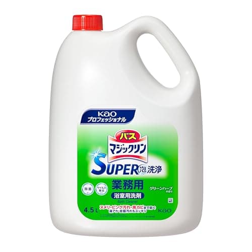 花王(Kao) KAO 【大容量】 バスマジックリン SUPER泡洗浄 4.5L 業務用 浴室用 除菌 中性 プロフェッショナル・サービス