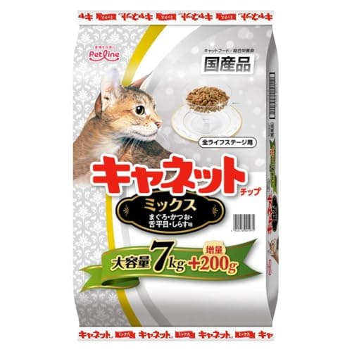 【大容量7.2kg】キャネットチップ ミックス 猫用ドライフード まとめ買い 総合栄養食 国産