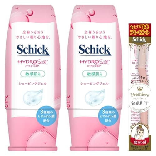 Schick(シック) ハイドロシルク シェービングジェル 150g×2個 おまけ付き