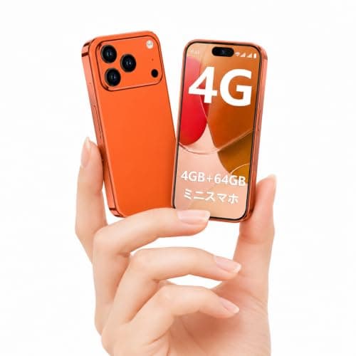 ミニスマホ SIMフリー 本体 キッズスマホ サブ機 小型 4G デュアルSIM 3.7インチ スマートフォン Android 12 4GB+64GB