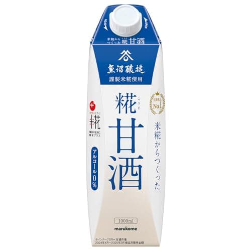 マルコメ プラス糀 米糀からつくった糀甘酒LL 1000ml×6本 あまざけ 無添加 砂糖不使用 アルコールフリー 栄養補給 熱中症対策