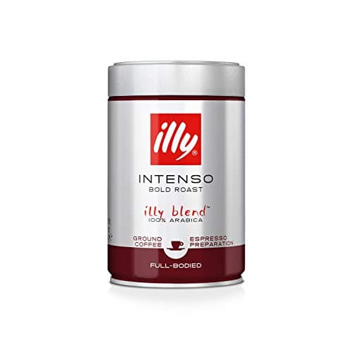 [コーヒー粉] illy(イリー) ブレンド エスプレッソ粉 ダークロースト (インテンソ) 250g