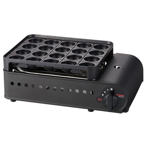 Iwatani イワタニ 岩谷 カセットガス たこ焼器 スーパー炎たこII えんたこ マットブラック 日本製 CB-ETK-2