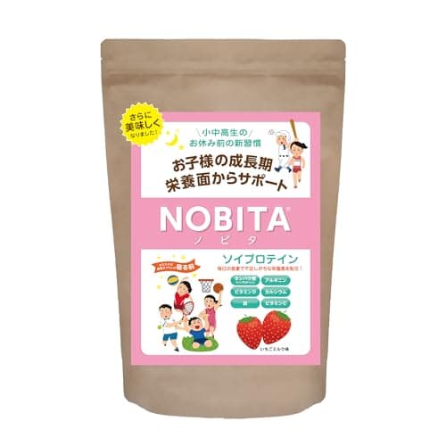 NOBITA(ノビタ) ソイプロテイン FD0002 (いちごミルク味) 600g
