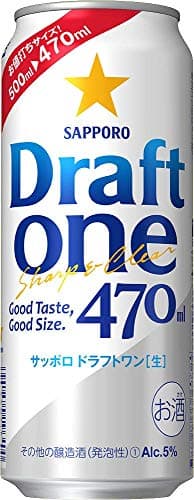 サッポロ ドラフトワン [ ビール類 470ml×24本 ] (発泡酒/新ジャンル/第3のビール)