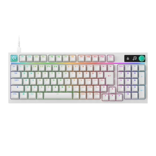 【Amazon.co.jp限定】 Logicool G 8000Hz ホットスワップ G316 X 98 ゲーミングキーボード リニア 静音 ガスケットマウント 日本語配列 G316X-98-LNWHd メカニカル LIGHTSYNC RGB 有線 ゲーミング キーボード メカニカルキーボード ホワイト 白 windows 国内正規品 ※Amazon.co.jp限定 壁紙ダウンロード付き