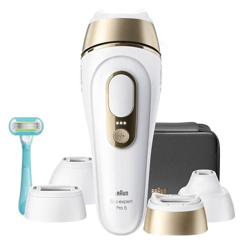 【正規品】ブラウン 脱毛器 シルクエキスパートPro5 男女兼用 VIO対応 【Amazon.co.jp限定】 光脱毛器 PL5431 【スマートフレックスヘッドx業界最高峰パワー x 刺激レス】IPL VIO対応たった2回で効果実感 魔法のツヤすべ肌へ