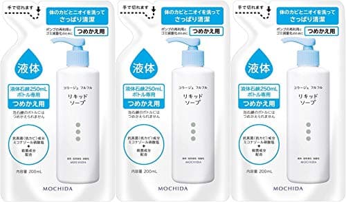 QIDUHUQI 【3個セット】コラージュフルフル 液体石鹸 つめかえ用 200ml
