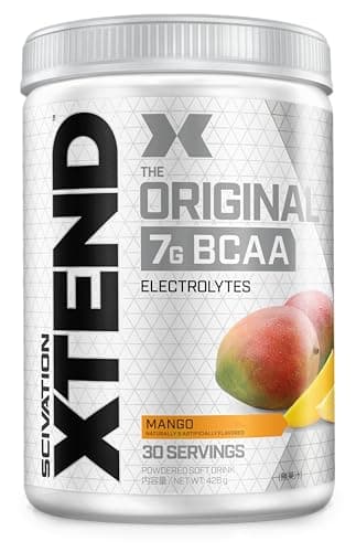 Scivation Xtend オリジナル 国内版 BCAA 7g シュガーフリー 426g (30食分, マンゴー)