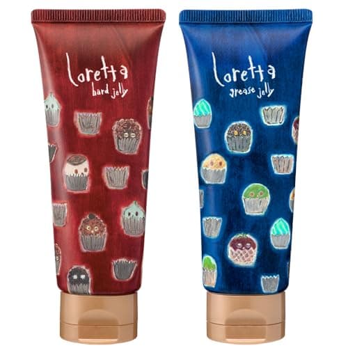 ロレッタ ハードゼリー グリースゼリー 使い比べセット (チューブタイプ) 各70g ジェル ヘアワックス セット力 キープ力 濡れ感 ニュアンス