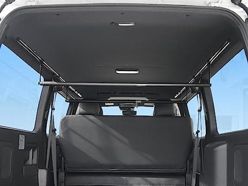 TRISTAR'S [ハイエース 200系 1型～9型 標準ボディ スーパーGL 専用] 車内キャリア サイドバー パット付きスライドバー 2本 セット