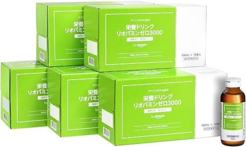 [指定医薬部外品] by Amazon 栄養ドリンク リオパミンゼロ3000 100ml x 50本