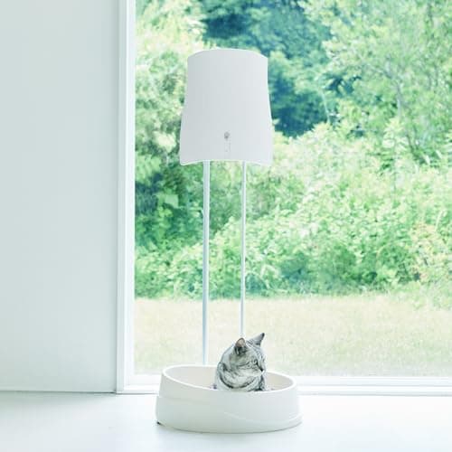 サンスター クワイス QAIS-air- 04専用スタンド＋04本体のセット商品 「壁掛けできない方へ」 QAIS-air- 04A1J-OW OP-W ペット ニオイ 脱臭機 除菌 光触媒 【フィルター交換不要・静音・壁掛け】ペット トイレ臭 おしっこ ニオイケア 安心 安全 快適 クワイスエアー 空気清浄機 SUNSTAR