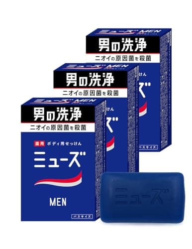 【医薬部外品】 MUSE 固形石鹸 ミューズ メン 男性 メンズ 消臭 135g × 3個