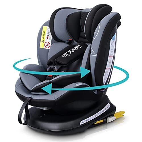 Reecle チャイルドシート 360° 回転式 新生児~12歳頃 (0~36kg) ISOFIX対応