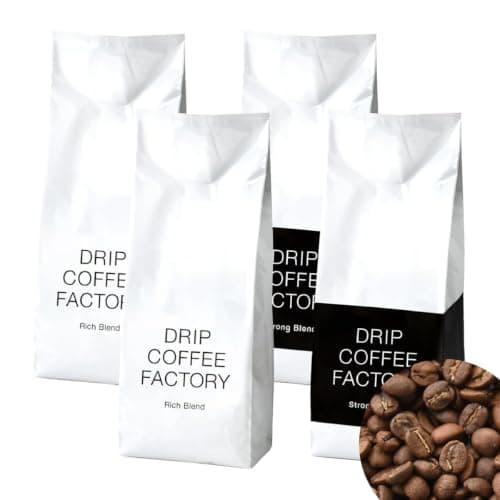 ドリップコーヒーファクトリー リッチ&ストロング アソートセット 豆 のまま 2kg 500g×4袋