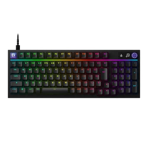 【Amazon.co.jp限定】 Logicool G 8000Hz ホットスワップ G316 X 98 ゲーミングキーボード リニア 静音 ガスケットマウント 日本語配列 G316X-98-LNBKd メカニカル LIGHTSYNC RGB 有線 ゲーミング キーボード メカニカルキーボード ブラック 黒 windows 国内正規品 ※Amazon.co.jp限定 壁紙ダウンロード付き