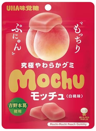 UHA味覚糖 モッチュ 白桃 45ｇ×10袋