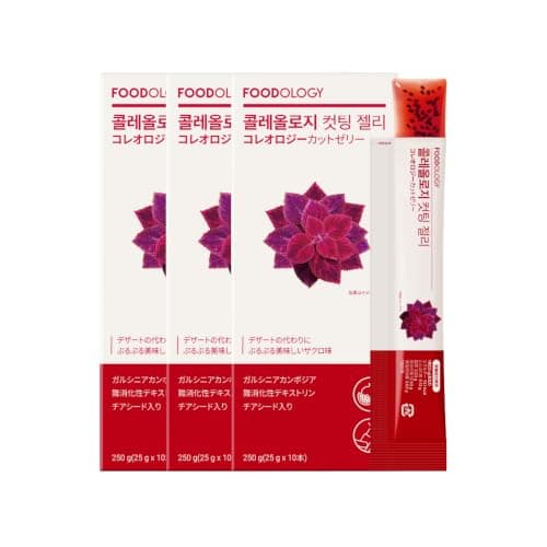 フードオロジー FOODOLOGY コレオロジーカットゼリー【韓国 チアシード】(ザクロ味30本)