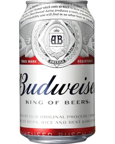 バドワイザー 缶 Budweiser ラガービール 330ml x 24本 | ケース買い