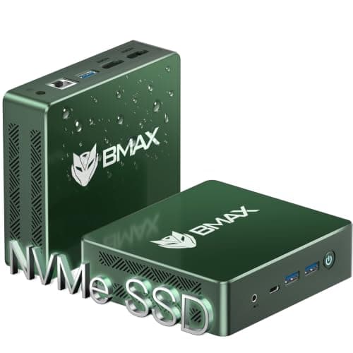 Bmax ミニPC【第12世代 インテル Core i3 10110U搭載（N5030の2倍超え）｜12GB DDR5＋512GB NVMe SSD+16TB SSD拡張対応】動作より安定 最大3.2GHz｜4K×3画面出力・HDMI 2.1/DP/Type-C・Win11 Pro Mini PC USB3.0×3 企業・学習向け・プロ用 超小型 高性能 B6PLUS