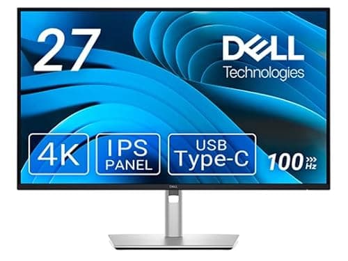 Dell 液晶ディスプレイ P2725QE 27型/3840×2160/HDMI、DisplayPort、USB-C/ブラック/スピーカー：なし