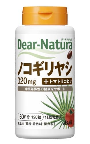 ディアナチュラ ノコギリヤシ 120粒 (60日分) アサヒ サプリ Dear-Natura 国内工場で生産 1日2粒目安