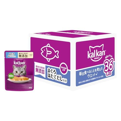カルカン パウチ パテ 成猫用 60g×36袋 まぐろ ほたてだし入り ウェットフード キャットフード 総合栄養食 水分補給 大容量 まとめ買い
