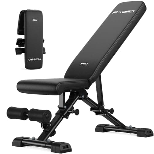 FED FITNESS トレーニングベンチ 【ワンタッチ角度調節】耐荷重360kg インクライン・デクライン・フラット対応 筋トレベンチ ベンチプレス