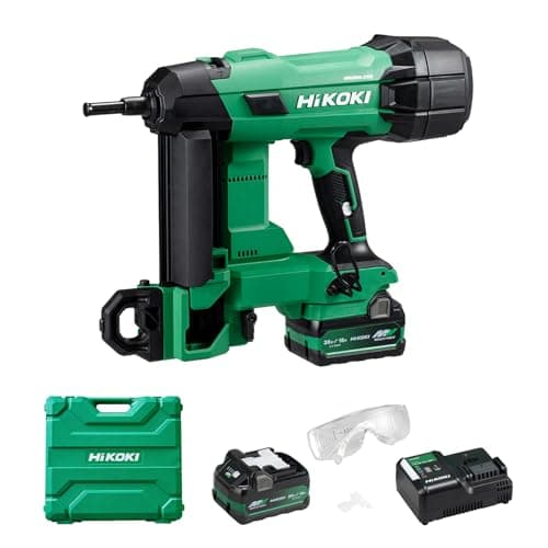 HiKOKI(ハイコーキ) 18V 充電式 コンクリート釘打機 NC1840DA 釘長さ15~40mm対応 電池2個・充電器・ケース付 NC1840DA(2XPZ)