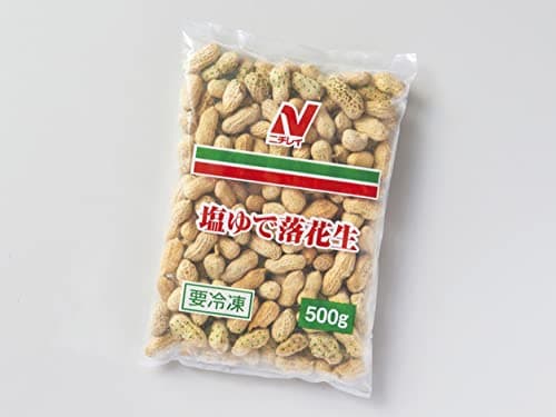 [冷凍]ニチレイ 塩ゆで落花生 500g ×5袋